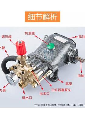 家直供001155/58型清洗泵机泵头高压清洗机泵头各厂全种铜头