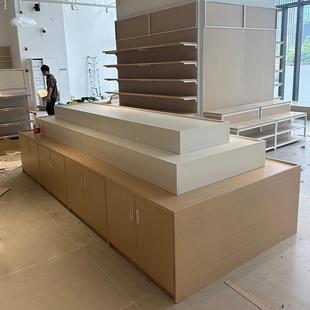 广州厂家店宠物用店商货架676展示架子场宠物展厅货架钢木陈列货