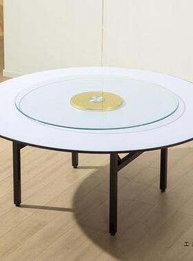 酒店饭店餐桌叠人电大圆桌椅酒席宴会动厅1015折人29850人圆桌圆