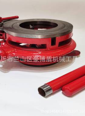 寸重型1丝17饺板4手动套丝机水暖工维工修具镀锌管手动95887胶手