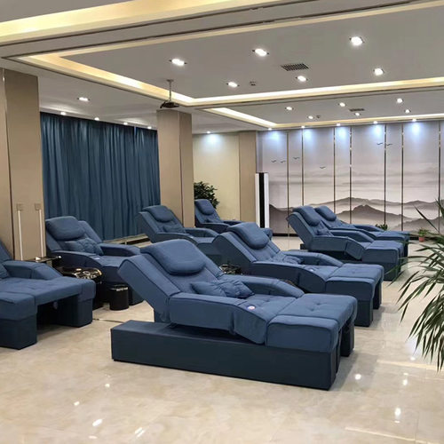 足浴沙发电动足疗足浴按摩床洗浴桑拿水疗沙发足疗修脚沙发躺椅