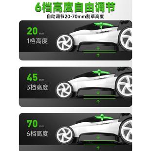 亚特手推式 割机小型家用新型动推除草打XQD草机大功电率草坪修草