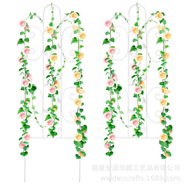金属铁制叶子形状花园格子架植物爬藤架装饰户外庭院植物种植