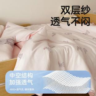 205新款 a类OZW儿单件童被套纯棉全棉纱幼布被罩婴儿宝宝儿园2小被