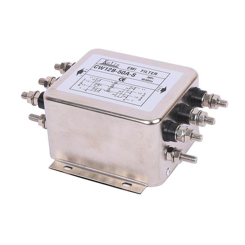 三EPE相电源滤器波2电源净化器380V10A0A30A60ACW12B-S电源过滤器