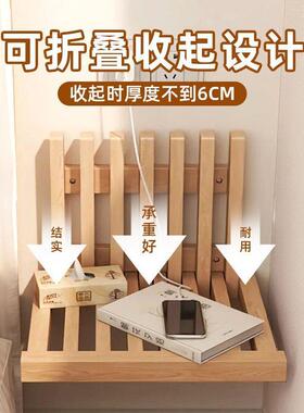 竹山下床意头柜折叠壁挂可式创床头架卧室可收起省KOO空间床超窄