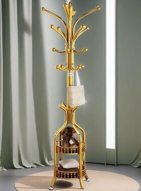 落地衣帽INL架客厅衣铁艺挂衣服卧室门口挂包置物家用单架架杆立