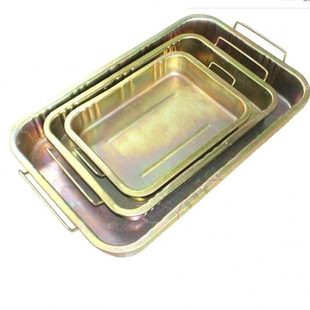 加厚接油盆油盘零件清洗盆废机油盘铁汽车油盘洗件盆大号汽修油盆