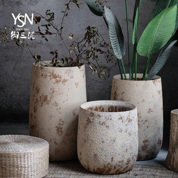 陶罐大号种植特大摆件粗陶禅意陶瓷花坛花盆花瓶客厅绿植庭院装饰,家居饰品,家饰软装搭配套装,淘宝优惠券,粉丝福利购,淘宝优惠卷