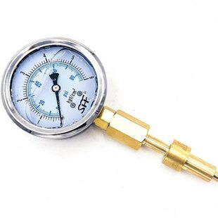 喷气织机纺织配件检测维修工具优质SFF含油防震0-6Kg气压表压力表