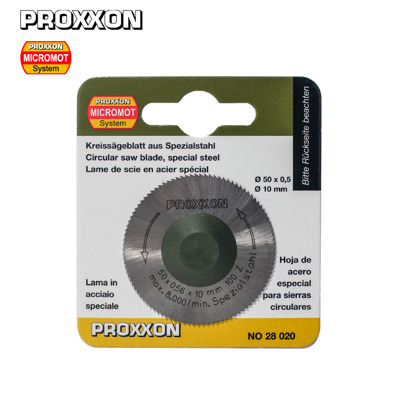 [28020]PROXXON合金钢圆锯片 用于微型台锯27006,微型切断机27150