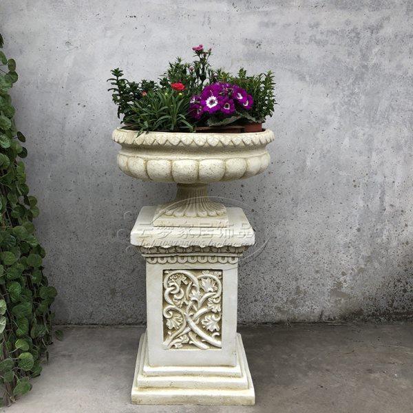 户外广场别墅门口大花盆仿复古石料欧式罗马柱落地庭院装饰种花器,家居饰品,花盆,淘宝优惠券,粉丝福利购,淘宝优惠卷
