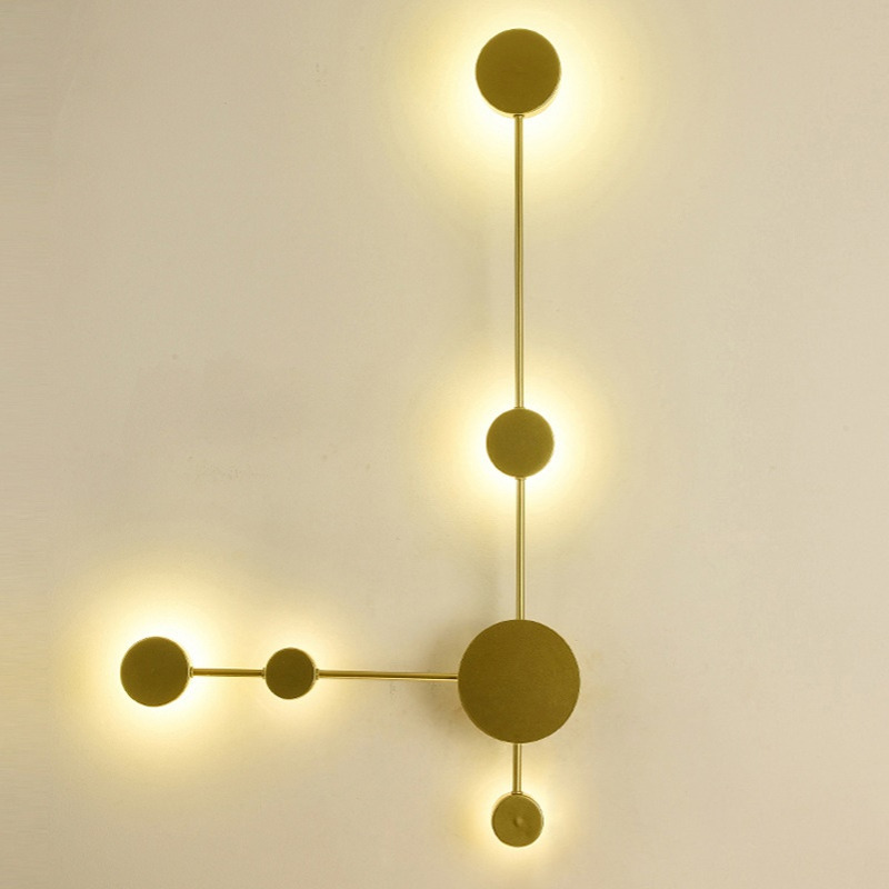 北欧客厅壁灯简约个性创意工程装饰灯后现代LED卧室床头灯具批发