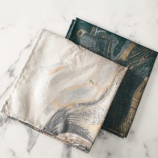 欧式餐巾布酒店专用口布折花餐厅餐布擦杯布高级感样板房餐巾环扣