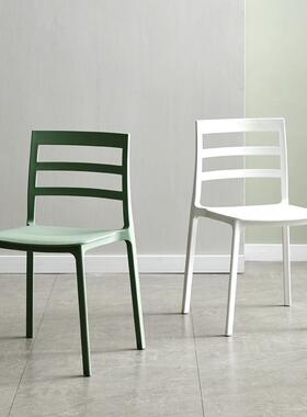 9W时尚彩色凳子客厅靠背椅餐桌凳成人加厚塑料椅子吃饭高凳小椅子
