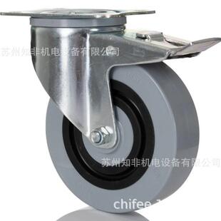 德国TENTE腾德ALPHA3477重型万向刹车脚轮ALPHA3478定向轮橡胶轮