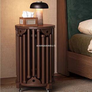 实木圆凳餐桌家用六合一家用叠叠放凳子可叠放备用餐椅折叠椅凳子