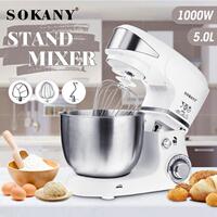 SOKANY206多功能自动家用厨师机揉面机StandMixer5L