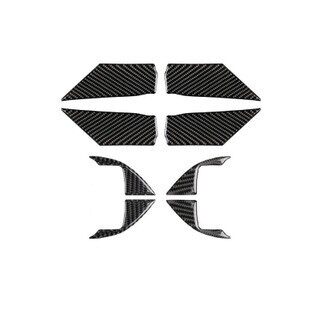适用于丰田八代凯美瑞室内门碗贴碳纤维车门把手调节盖改装配件