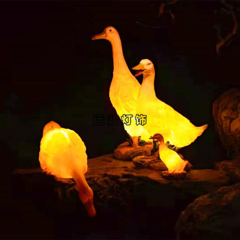 户外装饰灯LED仿真小鸟灯防水发光亮化工程彩灯树挂节日装饰灯