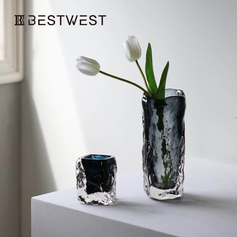 博西家居花瓶轻奢高级感玻璃摆件客厅插花现代简约餐桌水培花器,机械设备,其他机械设备,淘宝优惠券,粉丝福利购,淘宝优惠卷