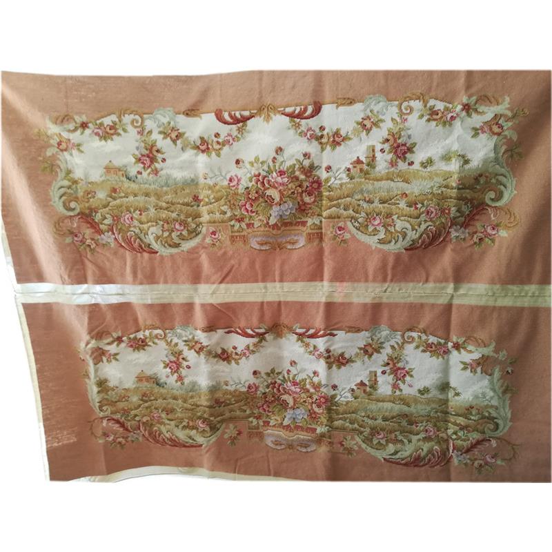 绒绣沙发套Needlepoint手工丝毛欧式宫廷装饰