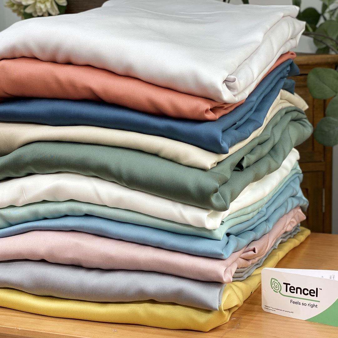 夏季简约60支凉感冰丝裸睡床单天丝被套床笠枕套单件防尘罩榻榻米图片