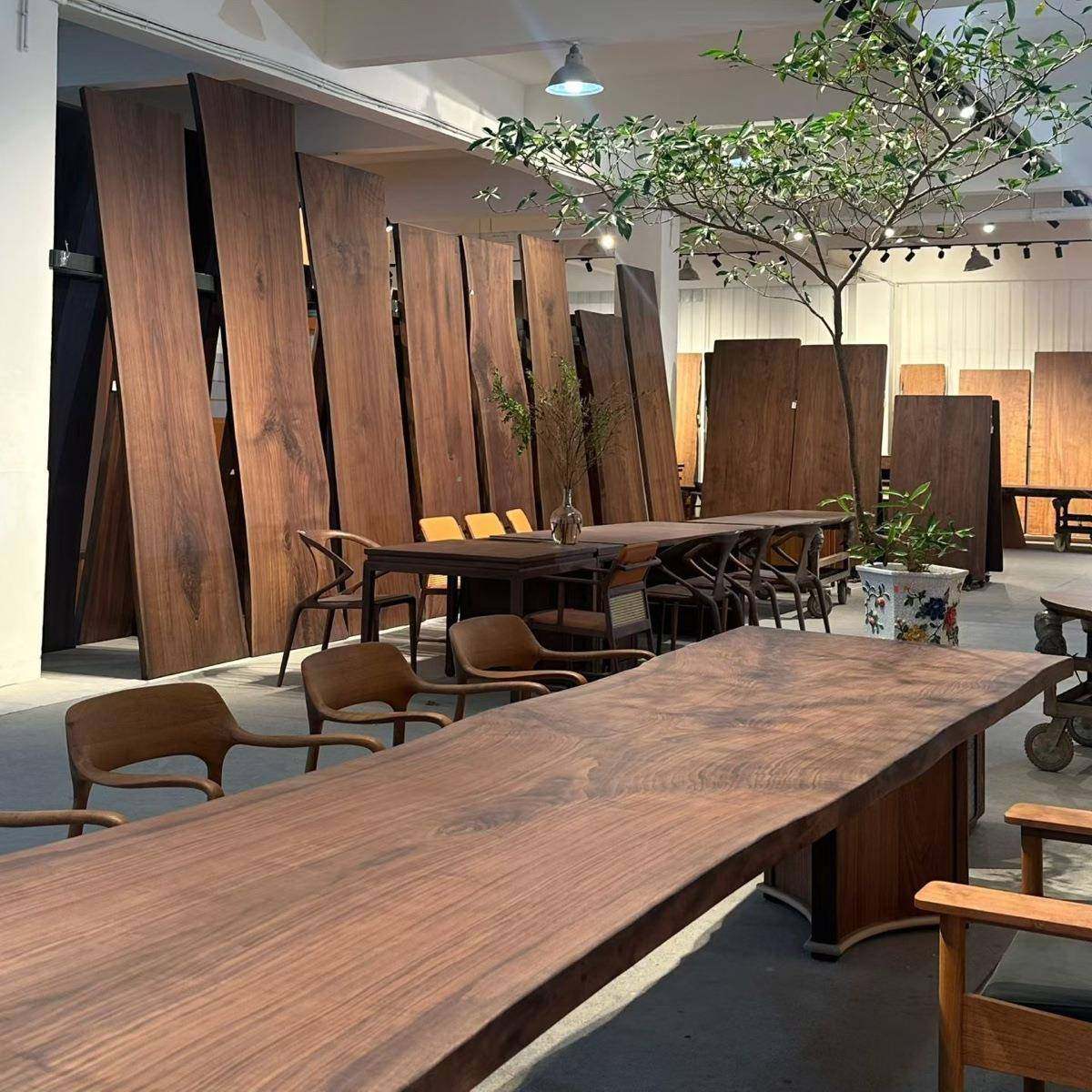 南美胡桃木实木大板茶桌北美黑胡桃原木轻奢餐桌客厅悬浮书桌,纺织面料/辅料/配套,纺织机械配件,淘宝优惠券,粉丝福利购,淘宝优惠卷