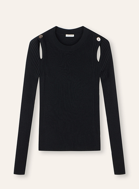 STELLAM女装ZAZA 真丝羊毛针织上衣