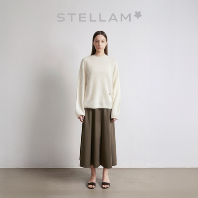 羊毛高级感慵懒风宽松针织衫