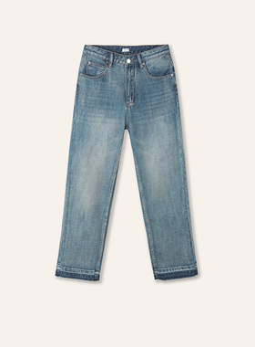 STELLAM女装APRIL 直筒牛仔裤