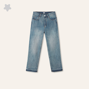 STELLAM女装APRIL 直筒牛仔裤