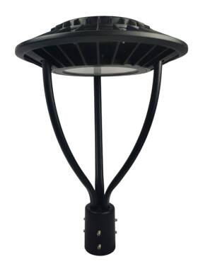 直销100W120W150W铝制足瓦经济款LED庭院灯头可分时调光