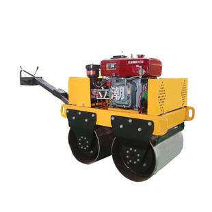 液压双驱双振手扶小压路机常柴水冷动力羊脚碾小型振动式 压路机