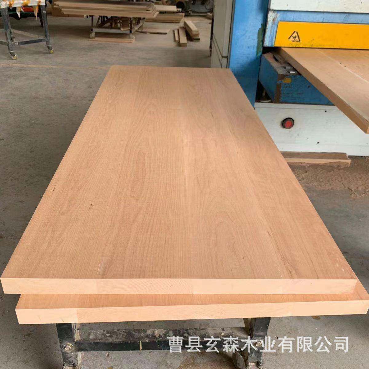 北美樱桃木板原木桌面板吧台餐桌飘窗实木板红樱桃直拼板家具板
