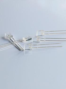 2*5*7方形红色灯珠2*5*7超高亮led发光二极管2*5*7红光长脚