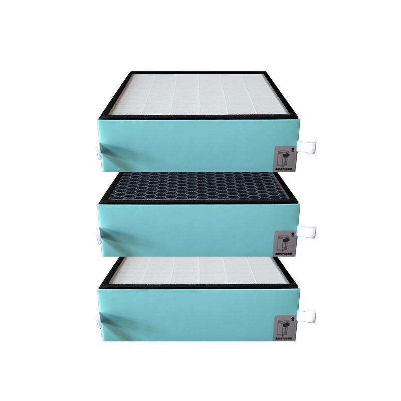 适配352空气净化器过滤网X80X80CX83X86C标准滤芯中效活性炭