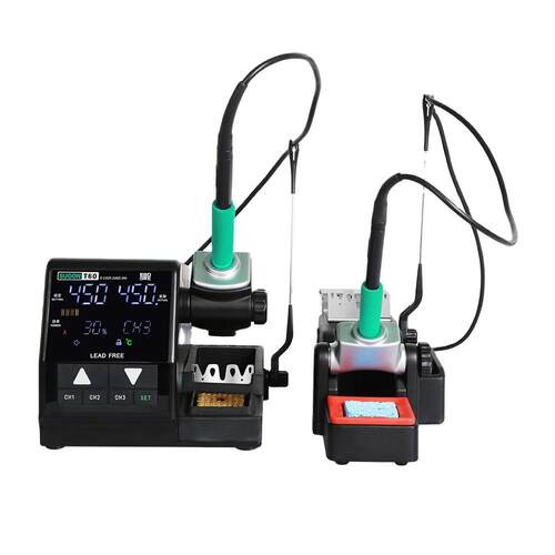整套!SugonT60焊接站+TJ8扩展器，带2个C210手柄和6个可选吸头
