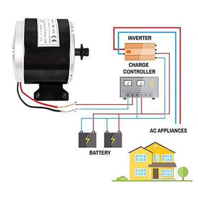 MY1025-300W12V24v36v尤奈特高速电机小电摩有刷电机小海豚电动