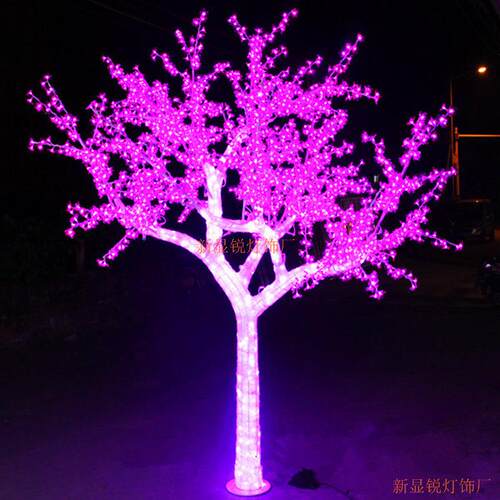 供应LED滴胶植物造型灯、亚克力树灯、发光滴胶树灯