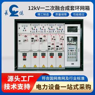 12kV一二次融合成套环网箱环网柜固体绝缘环网柜长缆