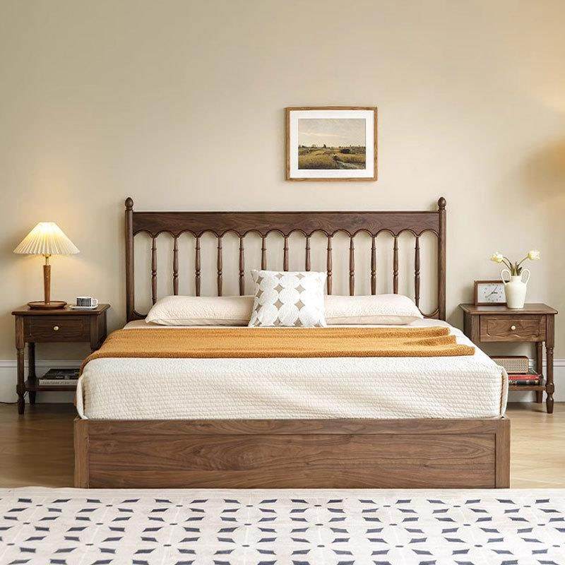 北欧实木樱桃木箱体床复古小户型双人床北美黑胡桃高箱气压储物床,纺织面料/辅料/配套,纺织机械配件,淘宝优惠券,粉丝福利购,淘宝优惠卷