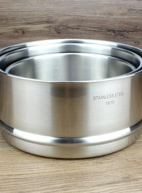 德国18/10不锈钢蒸笼304蒸架加厚蒸锅小蒸格蒸盘蒸屉笼屉16-30cm