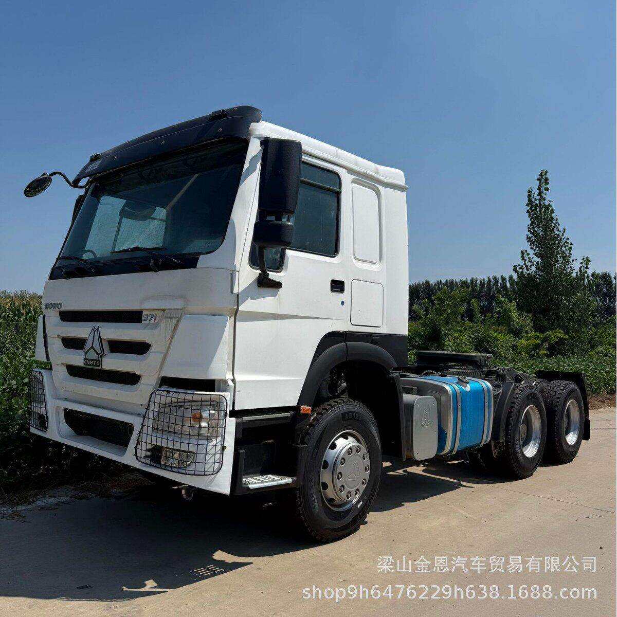 出口重汽豪沃6X410轮371马力货物牵引卡车HAOWO牵引车头