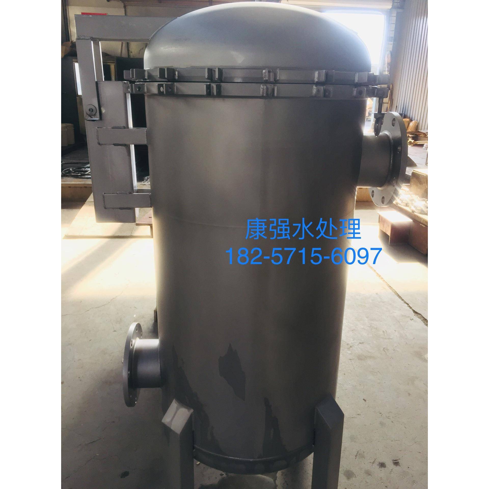 蚌开式滤袋过滤器更换滤袋更快捷直径500mm3袋式过滤器80T