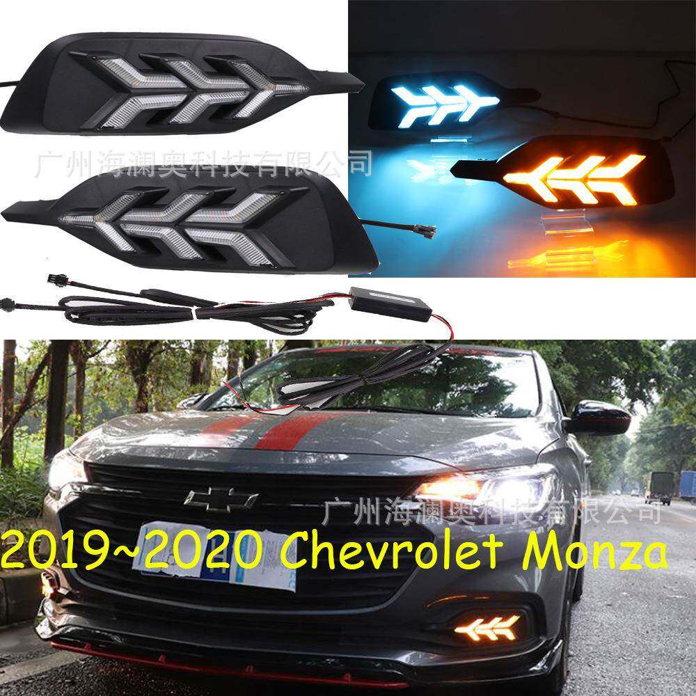 适用于雪佛兰科鲁泽日行灯LED大灯前照灯三色转向2019~2020款