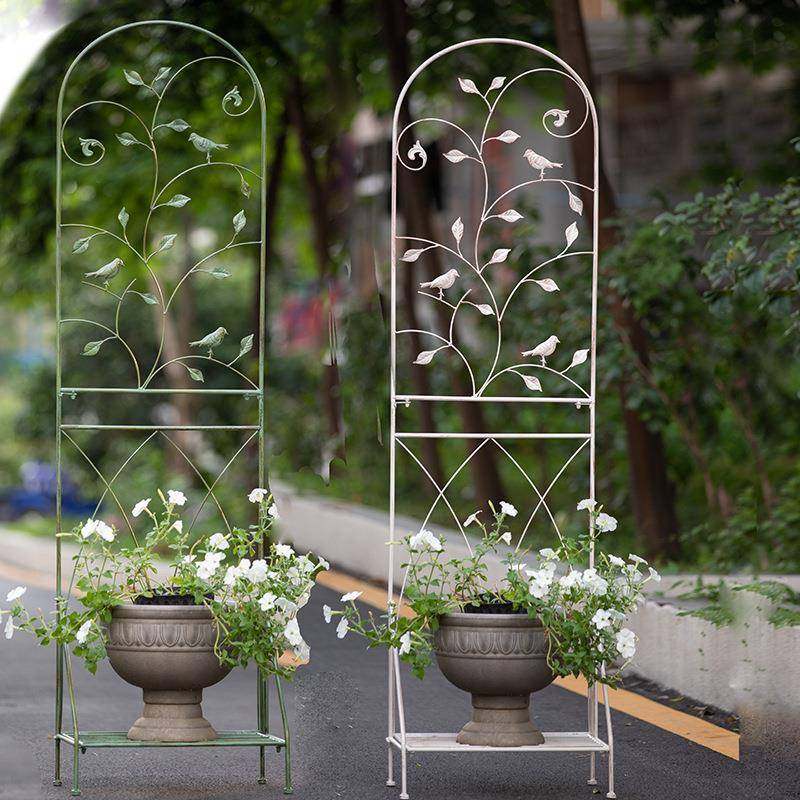 欧式带底座铁艺阳台庭院爬藤架攀爬置物支架铁线莲花盆架一件,机械设备,其他机械设备,淘宝优惠券,粉丝福利购,淘宝优惠卷