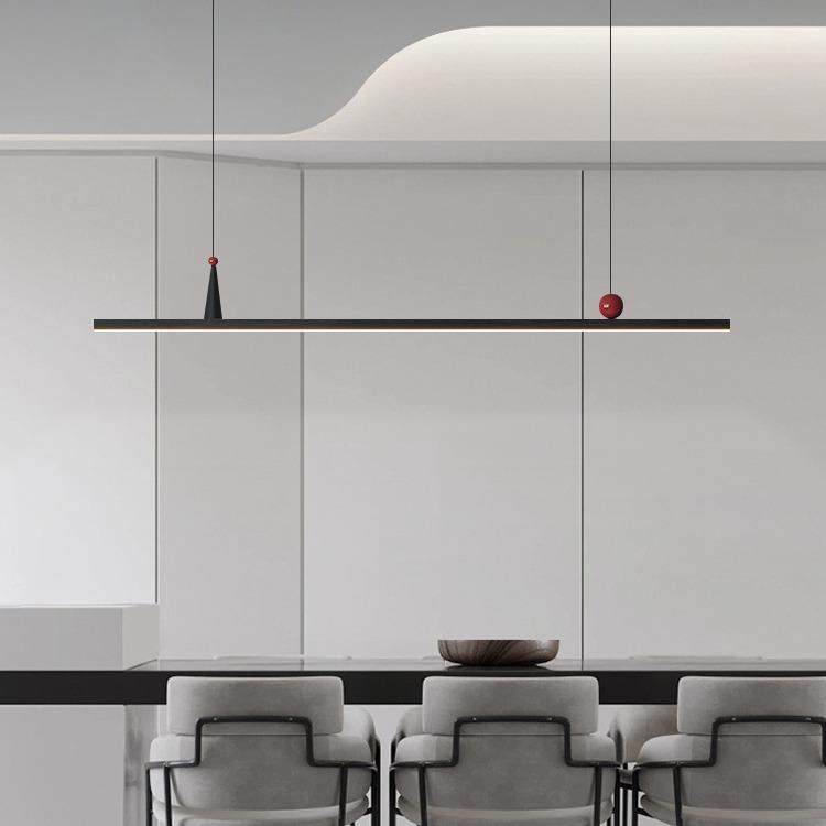 设计师高级餐厅吊灯现代简约一字长条餐桌吧台灯极简酒店前台灯具,收纳整理,烫衣板及配件,淘宝优惠券,粉丝福利购,淘宝优惠卷