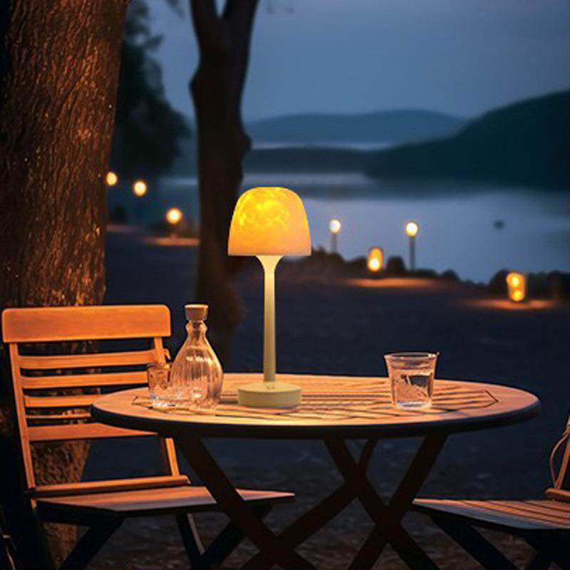 萤火虫台灯水波纹氛围灯卧室睡眠台灯房间气氛灯浪漫氛围灯感