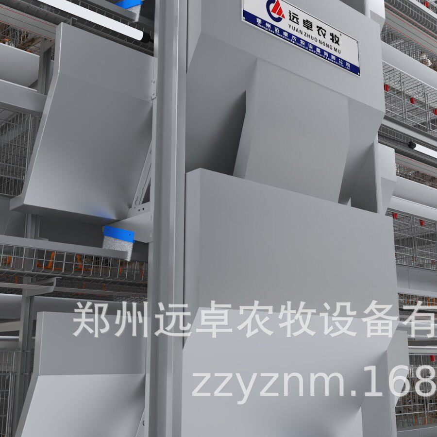 H型框架立体蛋鸭笼养江苏南通四层叠蛋鸡养殖场设备自动捡蛋机
